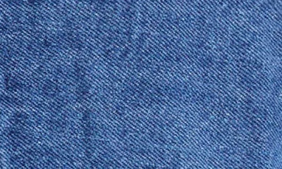 Mini Boden Kids' Embroidered Long Sleeve Denim Dress In Blue