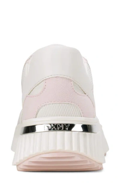 Dkny Lachele Platform Sneaker In White