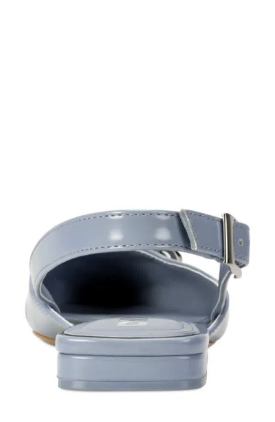 Dkny Cosetta Slingback Pointed Toe Flat In Blue