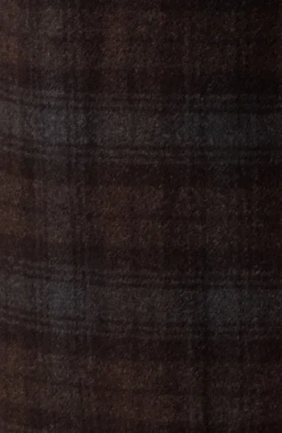 The Normal Brand Brightside Flannel Lined Workwear Jacket In Brown