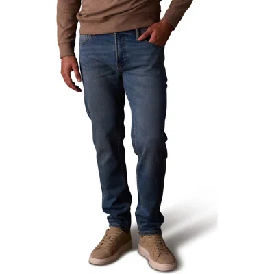 The Normal Brand Comfort Terry Five-pocket Jeans In Blue