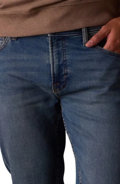 The Normal Brand Comfort Terry Five-pocket Jeans In Blue