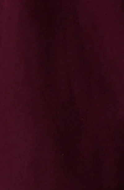 The Normal Brand Brightside Flannel Lined Workwear Jacket In Burgundy