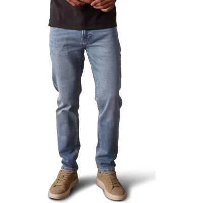 The Normal Brand Comfort Terry Five-pocket Jeans In Blue