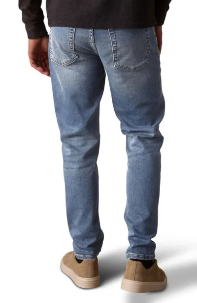 The Normal Brand Comfort Terry Five-pocket Jeans In Blue