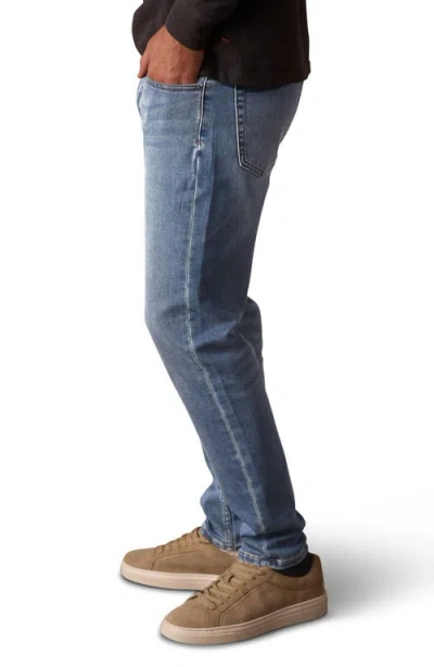 The Normal Brand Comfort Terry Five-pocket Jeans In Blue