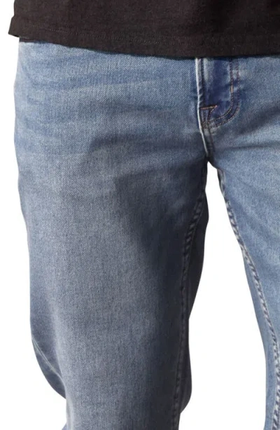 The Normal Brand Comfort Terry Five-pocket Jeans In Blue