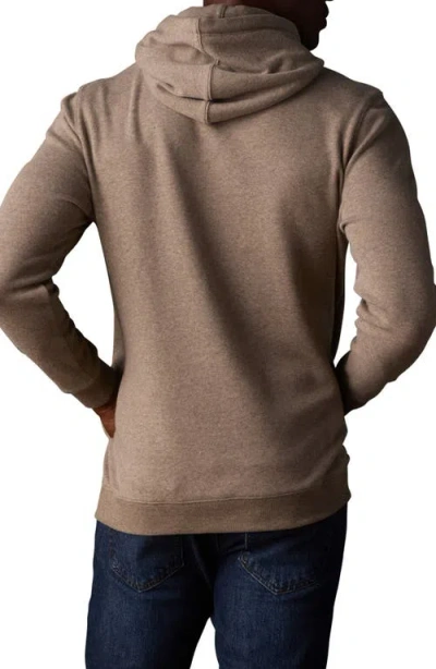 The Normal Brand Puremeso Fleece Hoodie In Brown