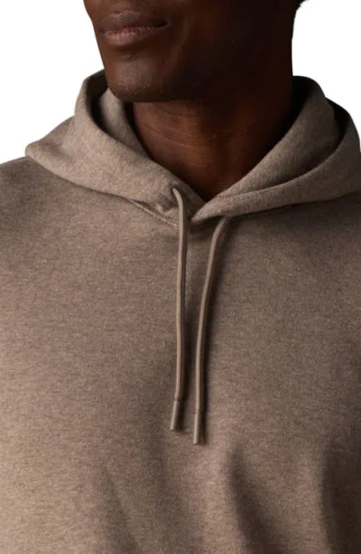 The Normal Brand Puremeso Fleece Hoodie In Brown