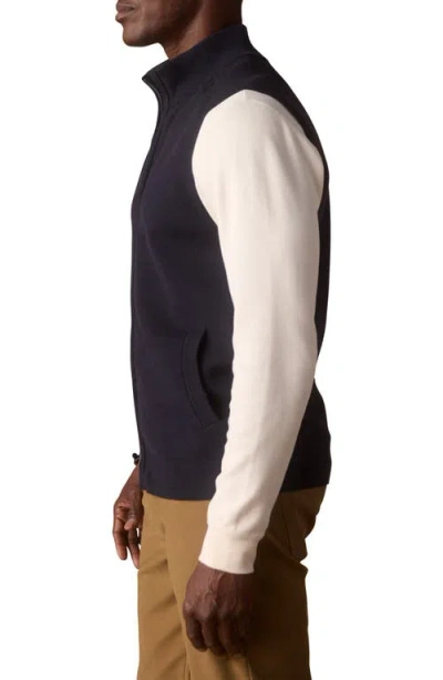 The Normal Brand Coopers Landing Sweater Vest In Blue