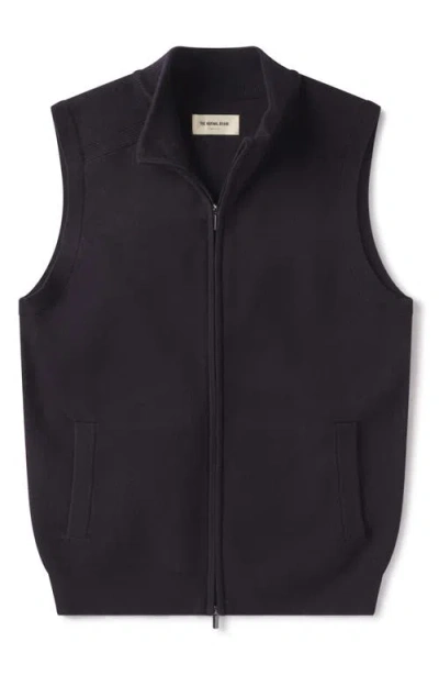 The Normal Brand Coopers Landing Sweater Vest In Blue