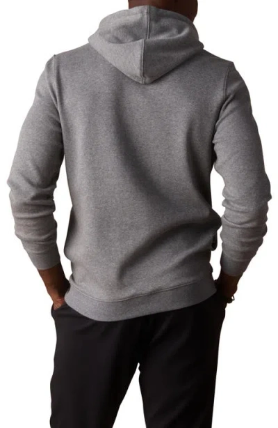 The Normal Brand Puremeso Fleece Hoodie In Gray