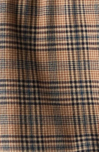 The Normal Brand Louis Heavyweight Flannel Overshirt In Brown