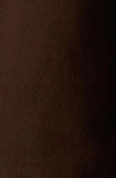 The Normal Brand Heavyweight Cotton Flannel Button-up Overshirt In Brown