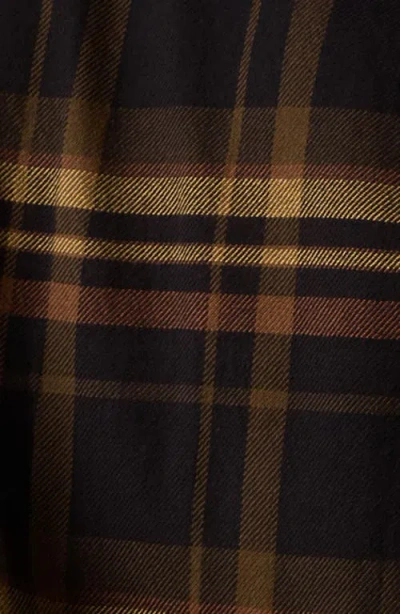 The Normal Brand Mountain Regular Fit Flannel Button-up Shirt In Brown