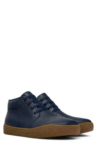 Camper Peu Terreno Lace-up Ankle Boots In Blue