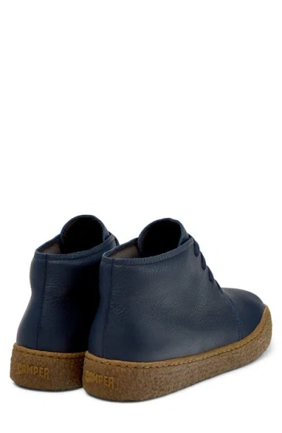 Camper Peu Terreno Lace-up Ankle Boots In Blue