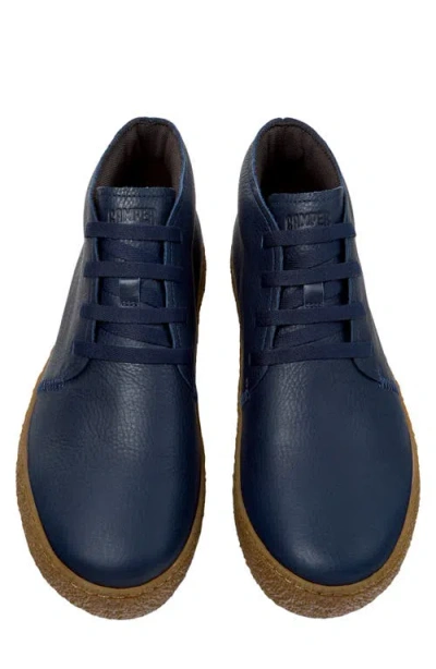 Camper Peu Terreno Lace-up Ankle Boots In Blue