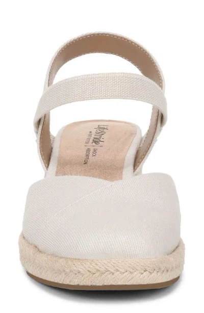 Lifestride Pilar Slingback Espadrille Platform Wedge Sandal In Multi