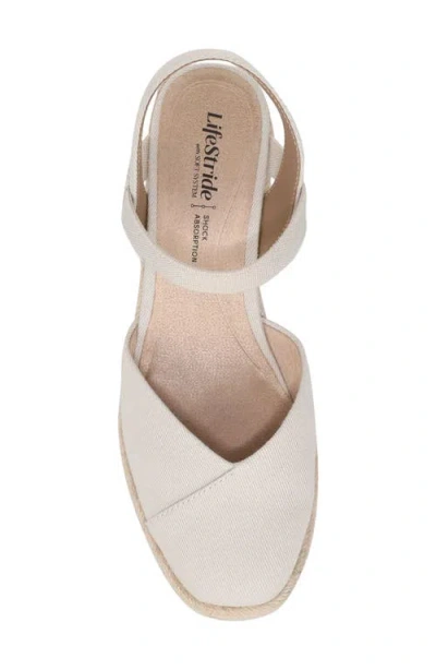 Lifestride Pilar Slingback Espadrille Platform Wedge Sandal In Multi