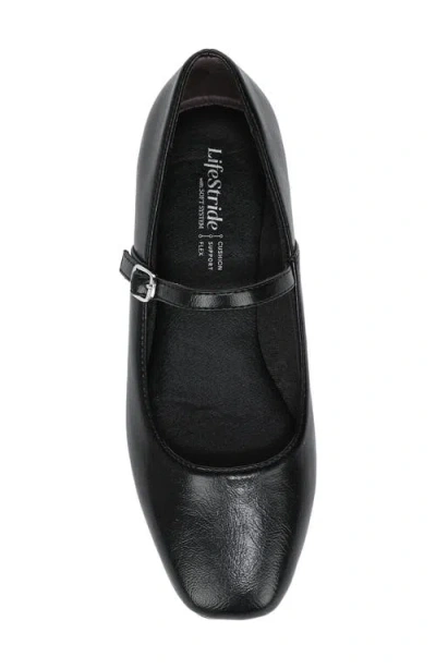 Lifestride Beloved Mary Jane Flat In Black