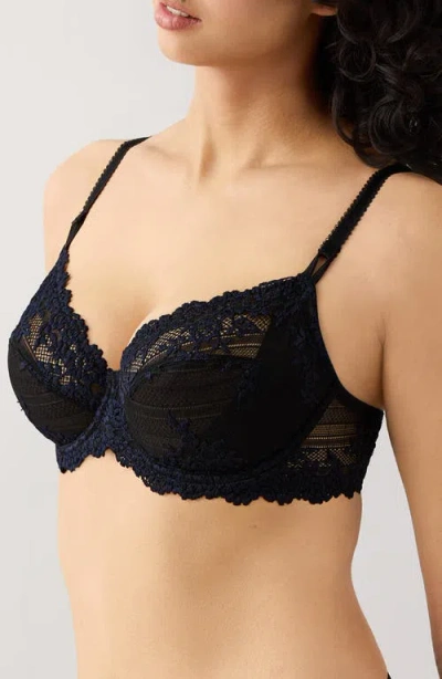 Wacoal Embrace Lace Underwire Bra In Black