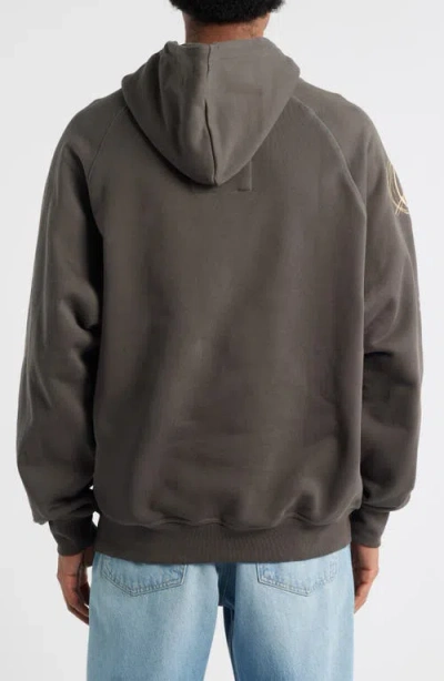 Vic Garcia World Sweet Bird Graphic Cotton Pullover Hoodie In Gray