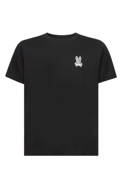 Psycho Bunny Kids' Reeves Pima Cotton Graphic T-shirt In Black