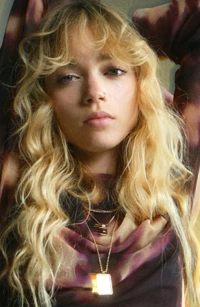 Mango Long Sleeve Maxi Dress In Burgundy