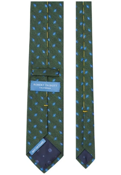 Robert Talbott Robert Geo Neat Best Of Class Necktie In Green