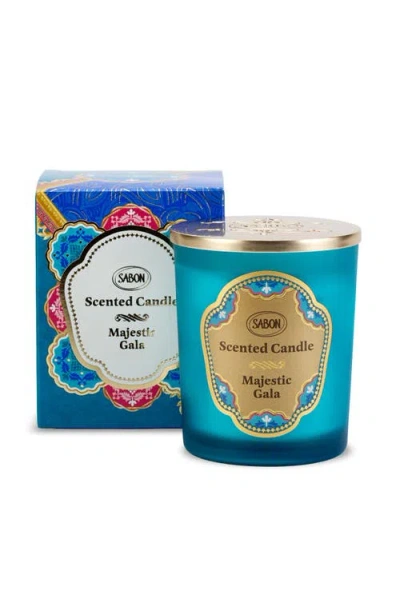 Sabon Candle Glass Patchouli Lavender Vanilla 230gr In Blue