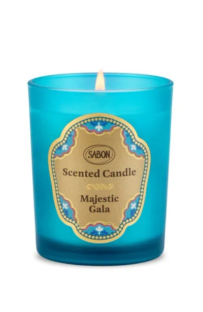 Sabon Candle Glass Patchouli Lavender Vanilla 230gr In Blue