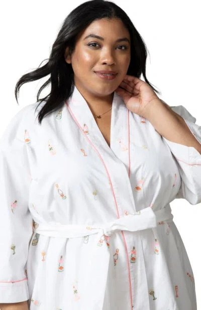 Printfresh Getting Ready Robe In White