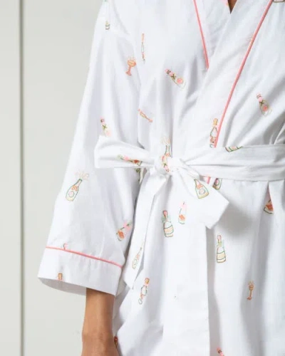 Printfresh Getting Ready Robe In White