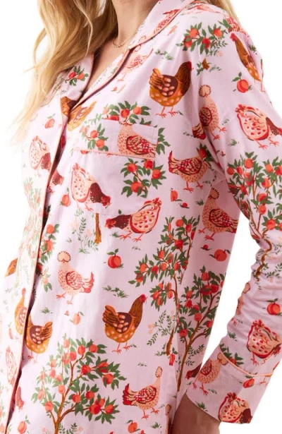 Printfresh Long Pj Set In Pink