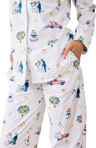 Printfresh Long Pj Set In Multi