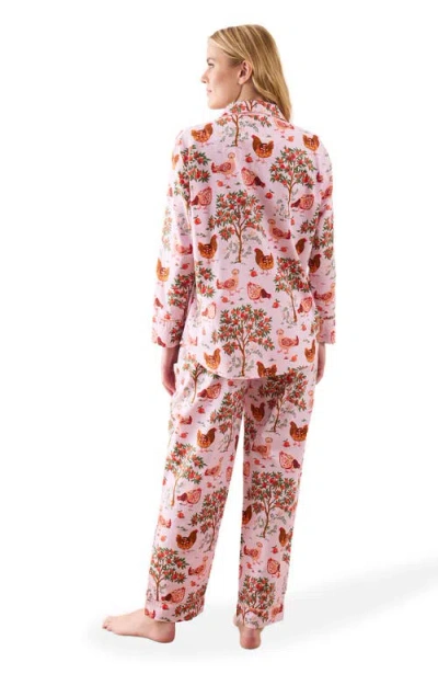 Printfresh Long Pj Set In Pink