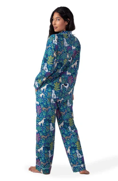 Printfresh Long Pj Set In Blue