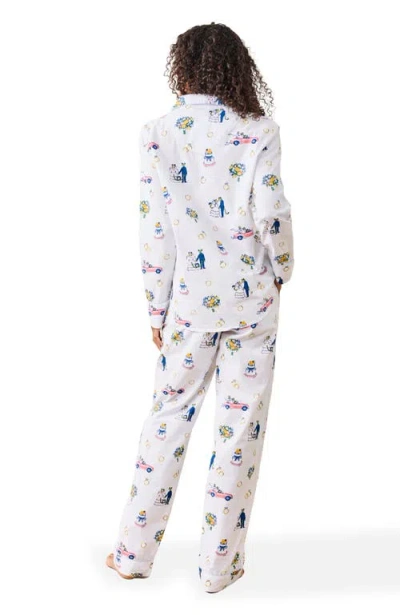 Printfresh Long Pj Set In Multi