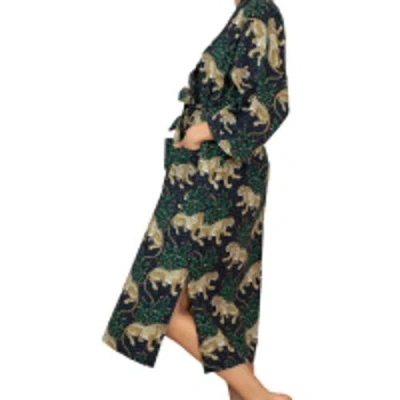 Printfresh Robe In Black