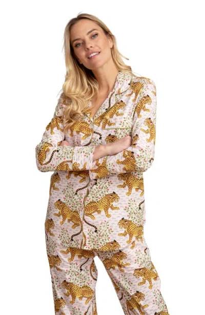 Printfresh Long Pj Set In Neutral