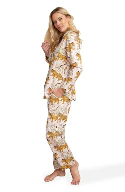 Printfresh Long Pj Set In Neutral