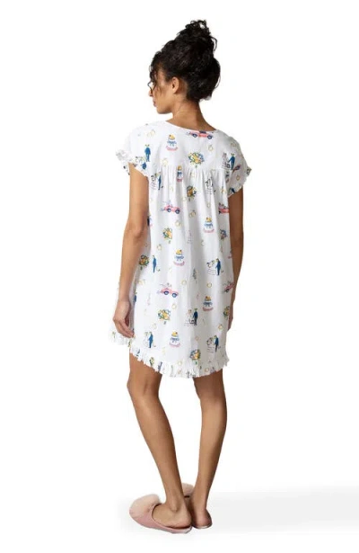 Printfresh Pintuck Nightgown In White