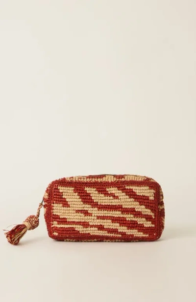 Btb Los Angeles Sahara Cosmetic Bag In Blue