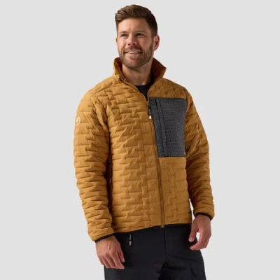 Backcountry Peale Primaloft Stitch-free Baffle Stretch Jacket In Brown