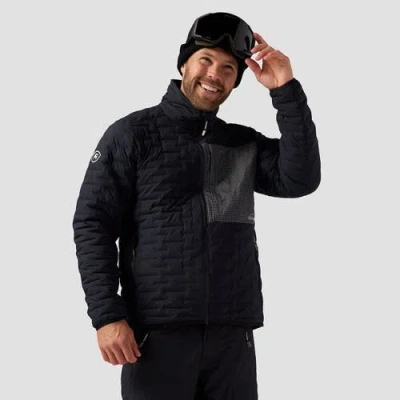 Backcountry Peale Primaloft Stitch-free Baffle Stretch Jacket In Black