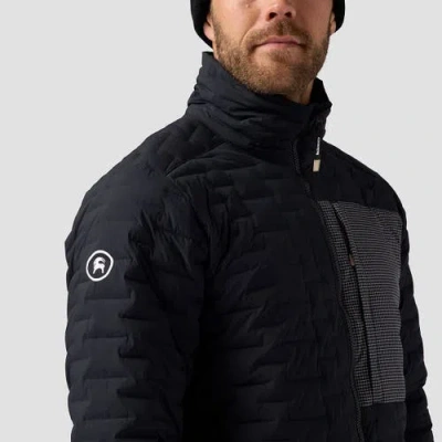 Backcountry Peale Primaloft Stitch-free Baffle Stretch Jacket In Black