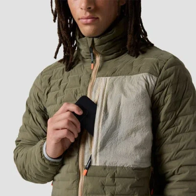 Backcountry Peale Primaloft Stitch-free Baffle Stretch Jacket In Brown