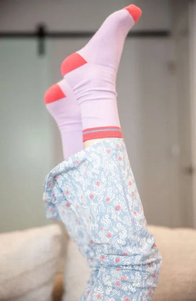 Mightly Organic Cotton Solid Flare Leggings In Blue