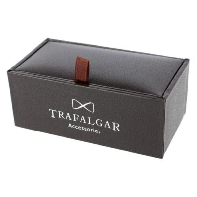 Trafalgar Reginal Rectangular Dapper Stone Cufflinks In Silver